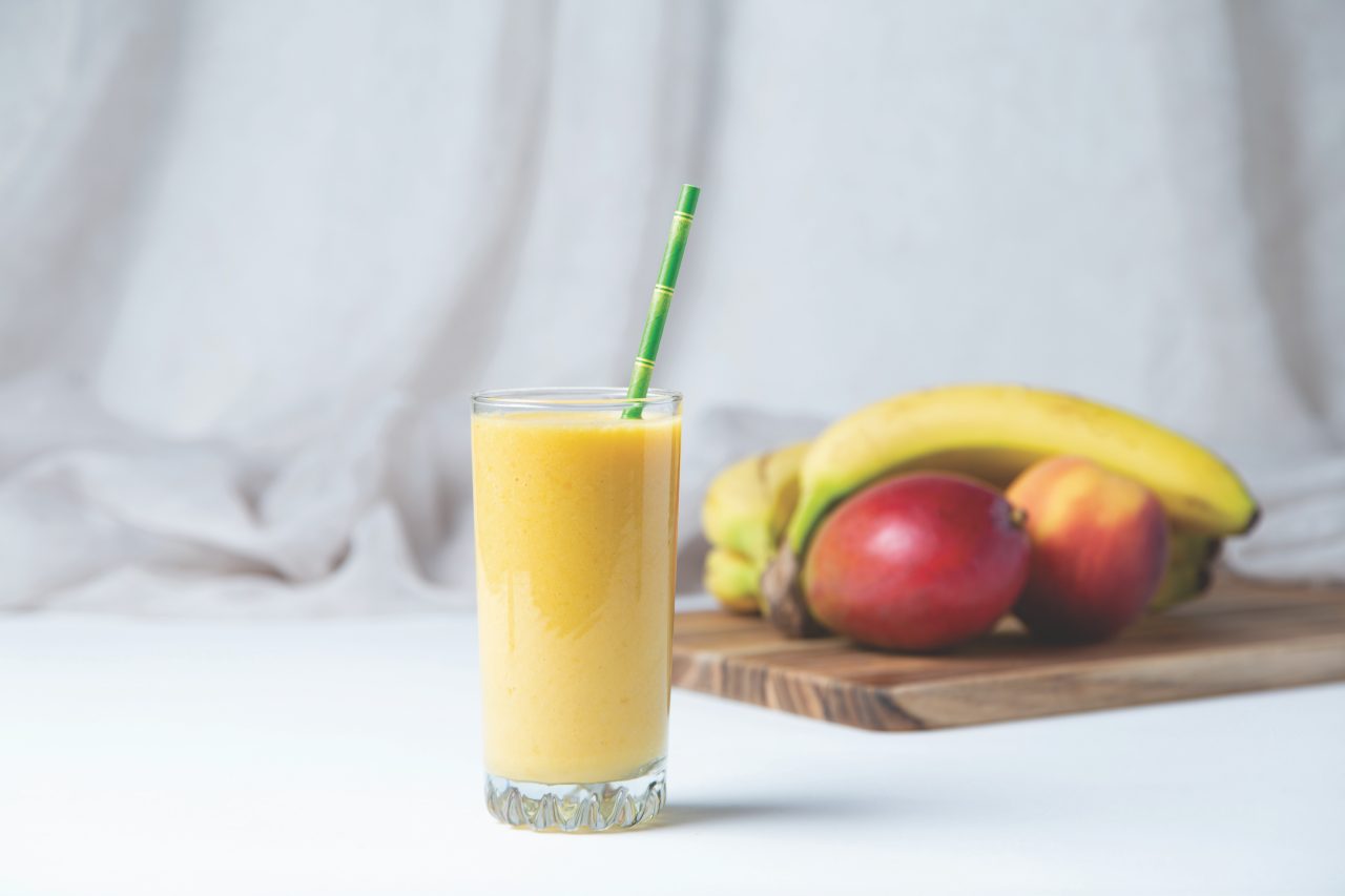 Mango Peach Banana Smoothie