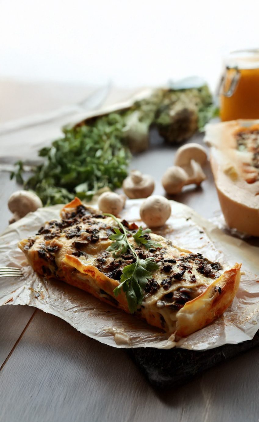 Creamy Mushroom Lasagne