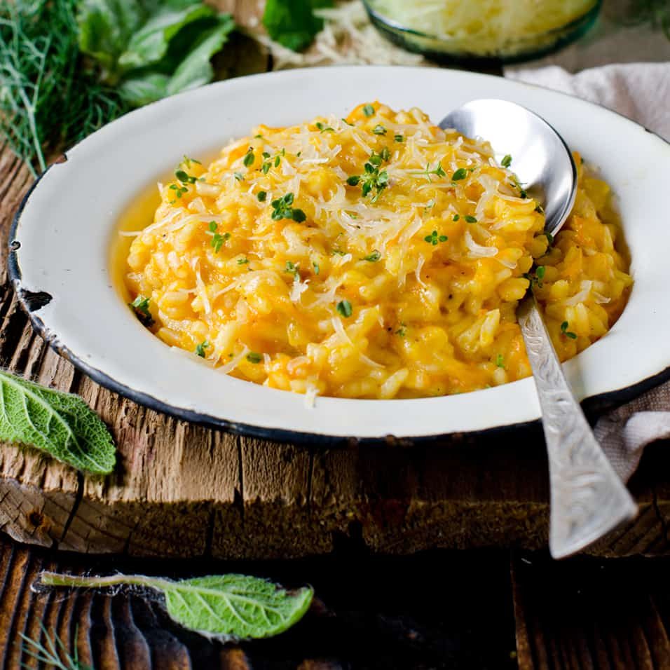 Carrot And Bok Choy Risotto