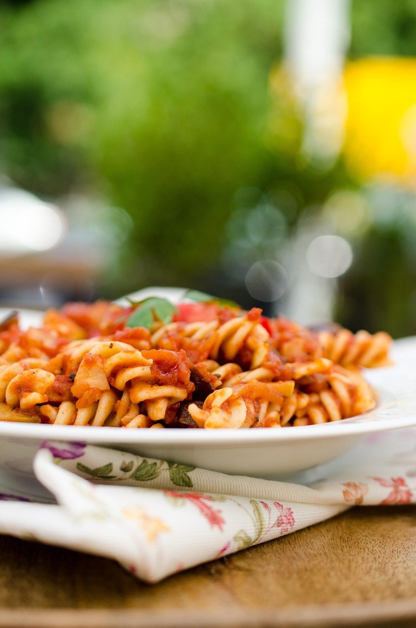 Fusili with Roasted Tomato Sauce