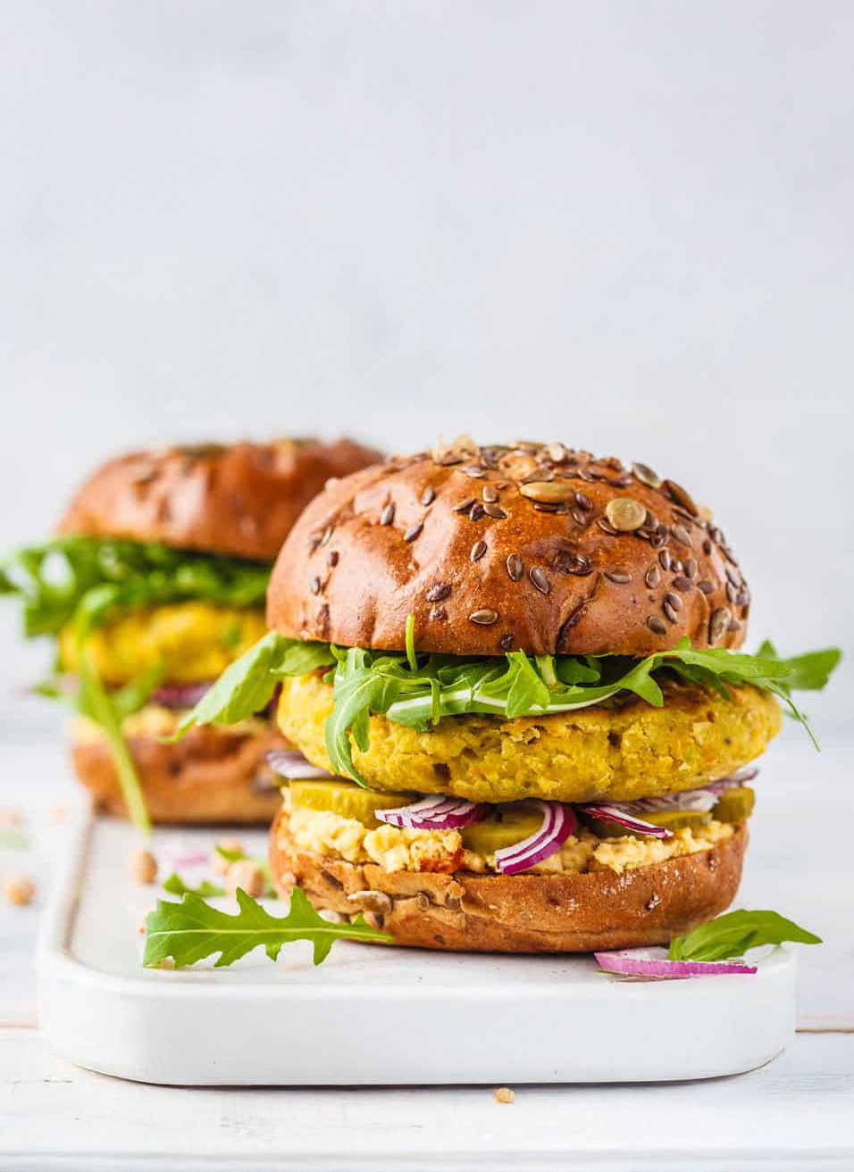 Moroccan Rice and Vegetable Burgers