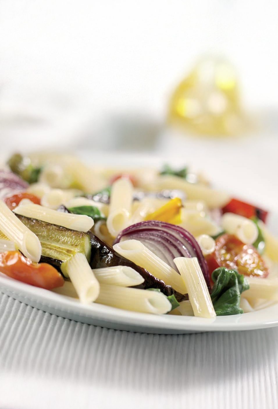 Roasted Vegetables Tossed with Pasta