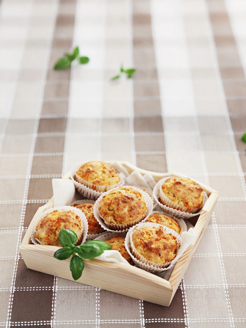 Sundried Tomato and Basil Muffins