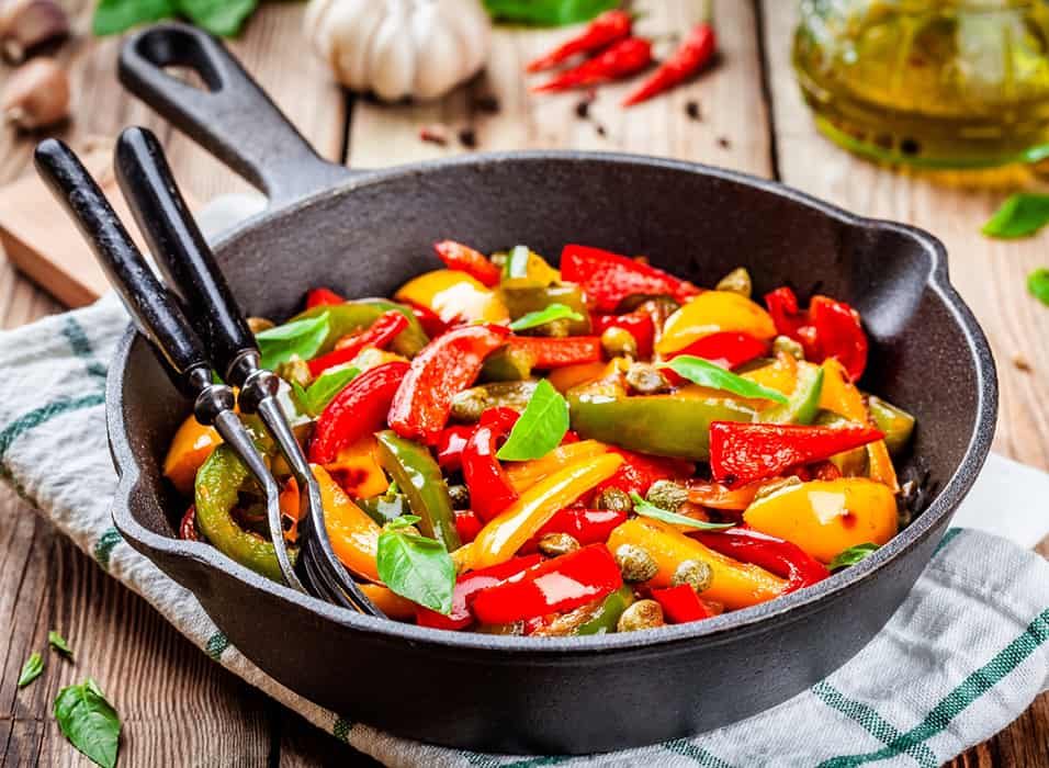 SWEET AND SOUR CAPSICUM STIR FRY
