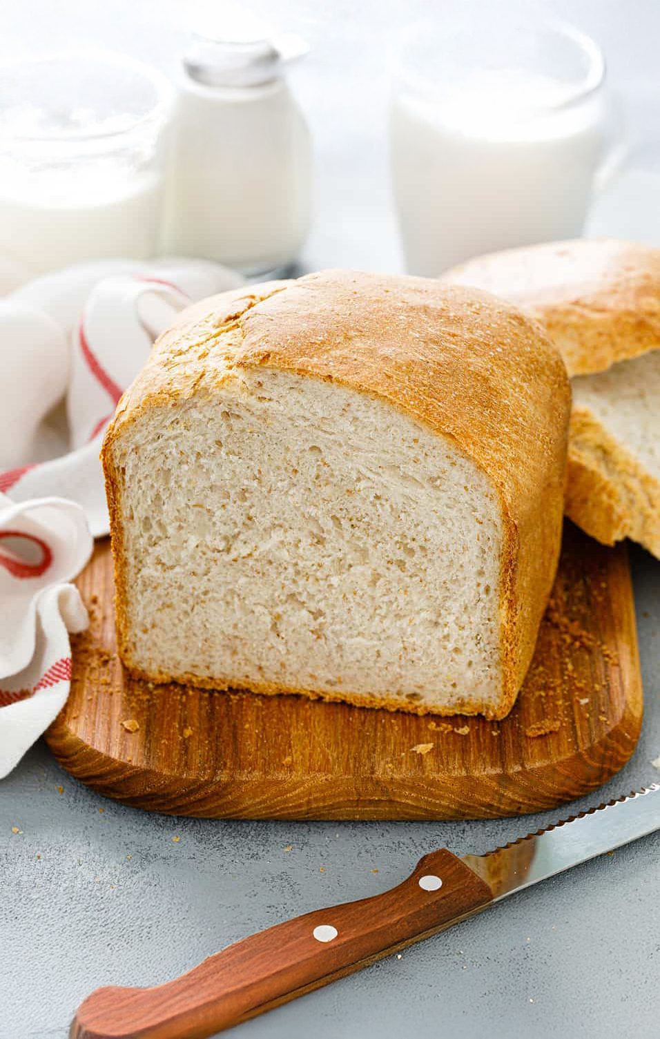 Plain Homemade Bread Loaf
